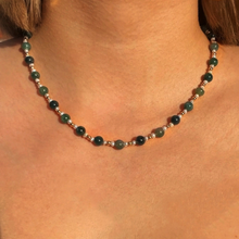 Load image into Gallery viewer, Moss Agate Necklace