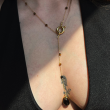 Load image into Gallery viewer, Tiger’s Eye Drop Necklace