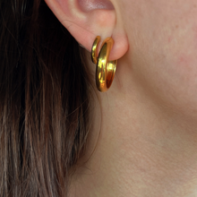 Load image into Gallery viewer, Luxe Hoop Earrings in Gold
