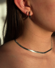 Load image into Gallery viewer, Sparkling Hoop Earrings in Burgundy