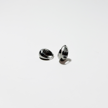 Load image into Gallery viewer, Drop Hoop Earrings in Silver
