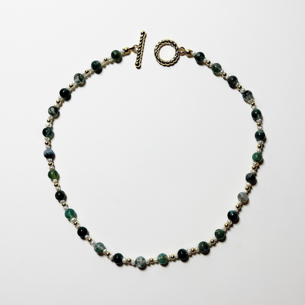 Moss Agate Necklace