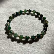 Load image into Gallery viewer, Moss Agate Bracelet
