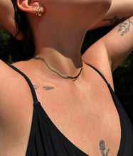Load image into Gallery viewer, Herringbone Chain Necklace in Gold
