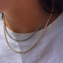 Load image into Gallery viewer, Rope Chain Necklace in Silver
