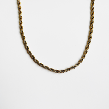 Load image into Gallery viewer, Thick Rope Chain Necklace in Gold
