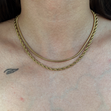 Load image into Gallery viewer, Thick Rope Chain Necklace in Gold
