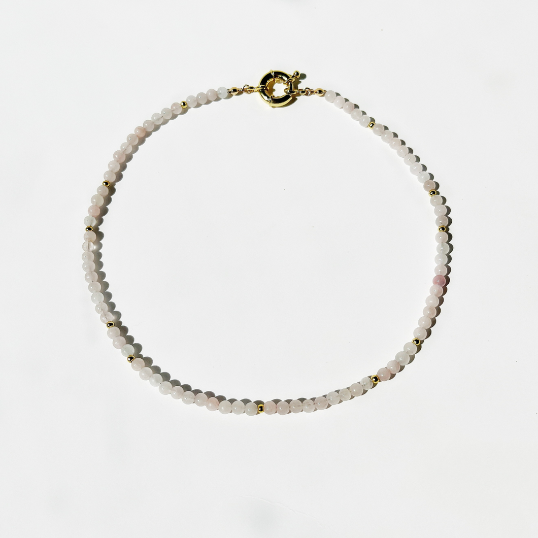 Rose Quartz and Rhodochrosite Necklace